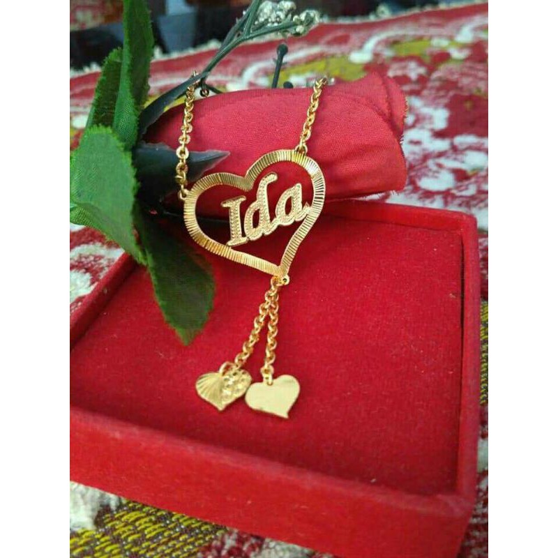 Kalung Nama Kalung Anak Perempuan Kalung Anak Gold Lapis Emas