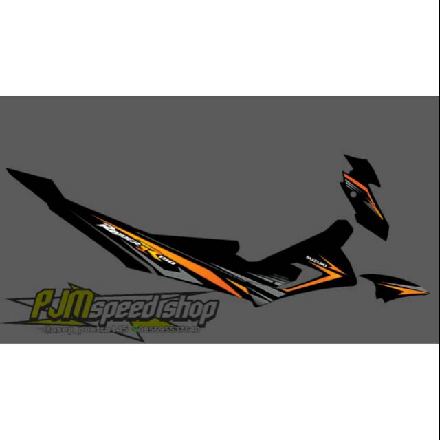 Striping custom satria FU FL facelift tipe sayap s