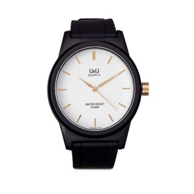 Jam Tangan Pria Classic Casual Rubber Analog Original Q&amp;Q QNQ QQ VR35 VR35J Series