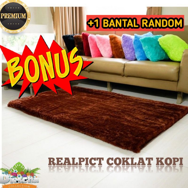 Karpet Bulu kecil 100x150x3,5 Matras Bulu rasfur Ambal Bulu Murah