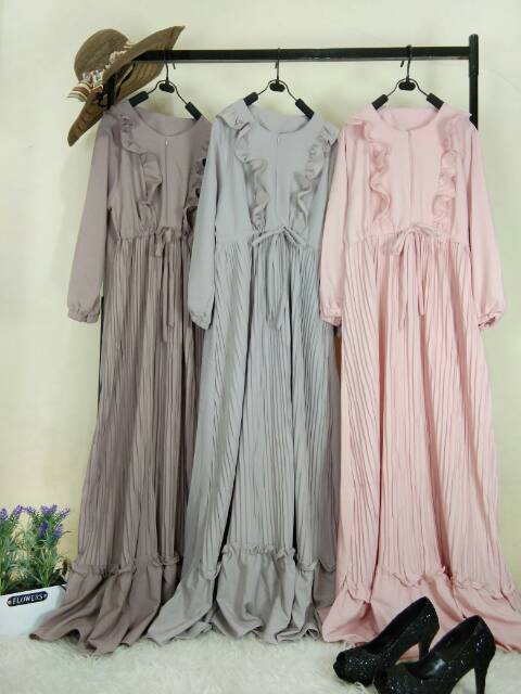 Dress Curly Pleated