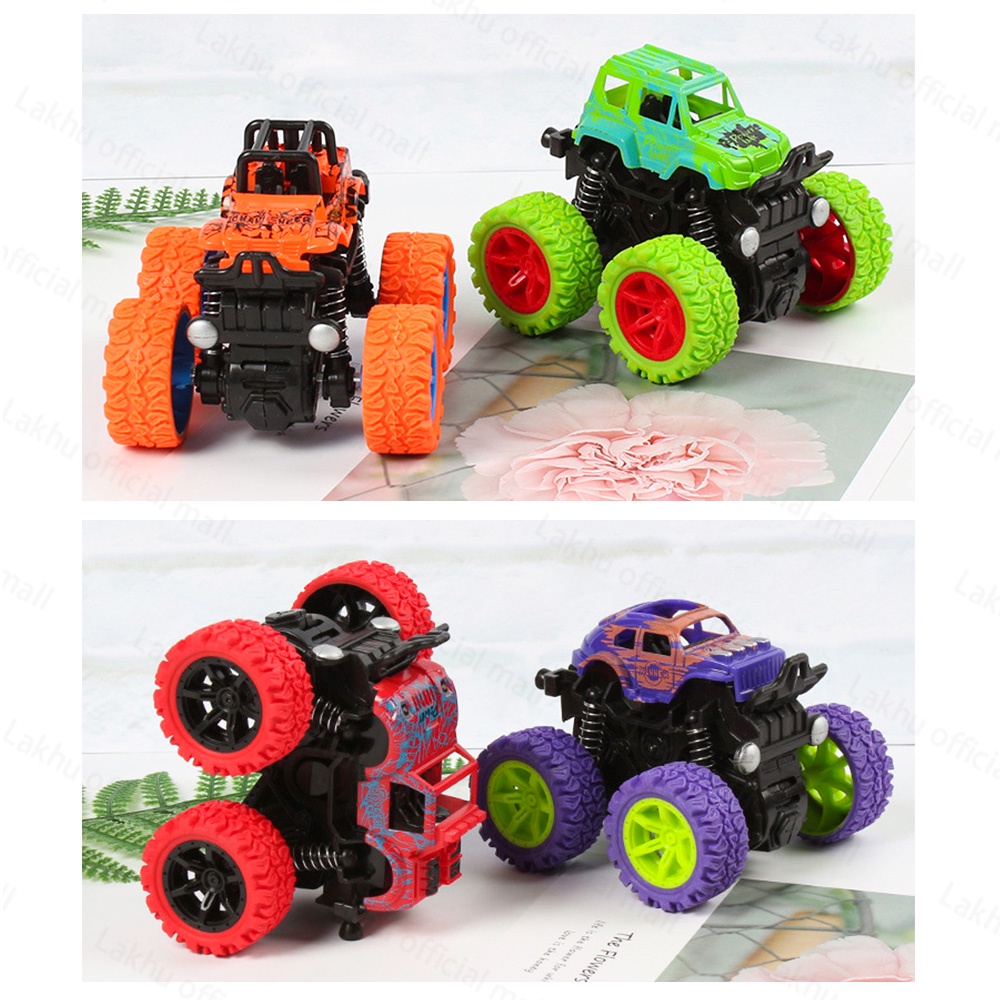 JCHO monster zap mainan mobil anak jip zap Off Road 4 Drive Inertial Bigfoot