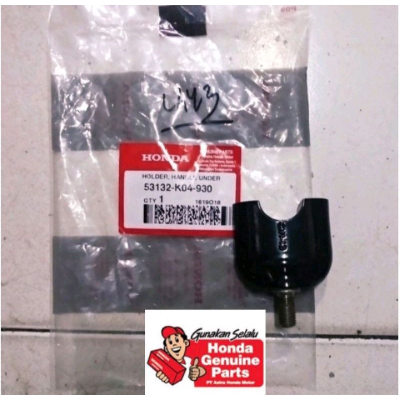 53132-K04-930 holder handle under dudukan stir beat street kode part asli honda