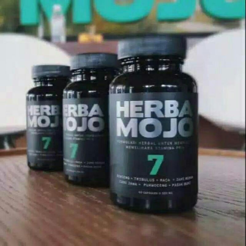 HERBA MOJO HERBANA HERBAMOJO 7 SUPLEMEN STAMINA PRIA ASLI KUAT OBAT HERBAL PRIA