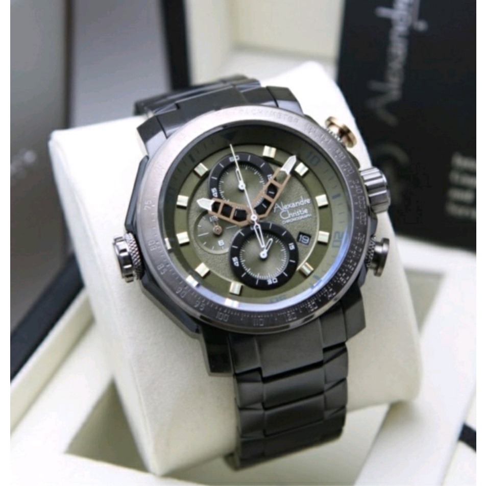 Alexandre Christie Ac 6565 / ac6565 Jam Tangan Pria Original ,Dia 4,6 Cm