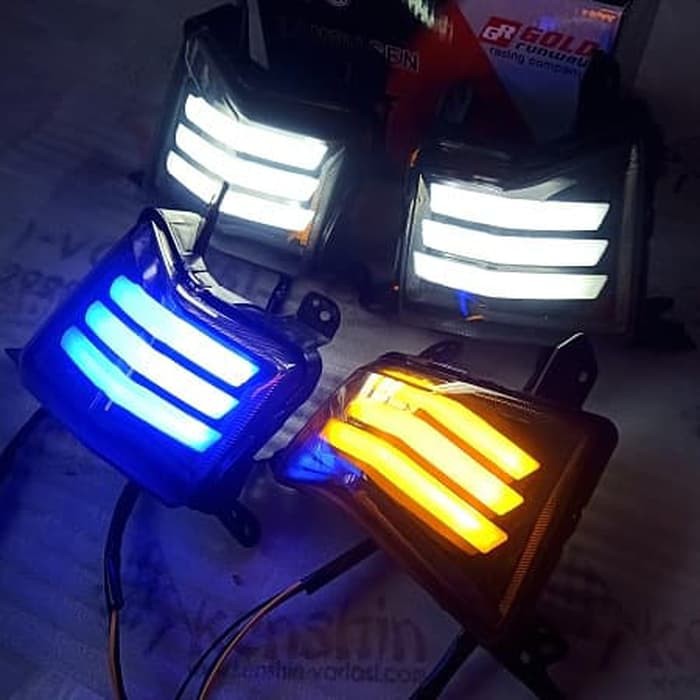 LAMPU LED SENJA nmax + SEIN DEPAN YAMAHA NMAX 155 ( 2in1)