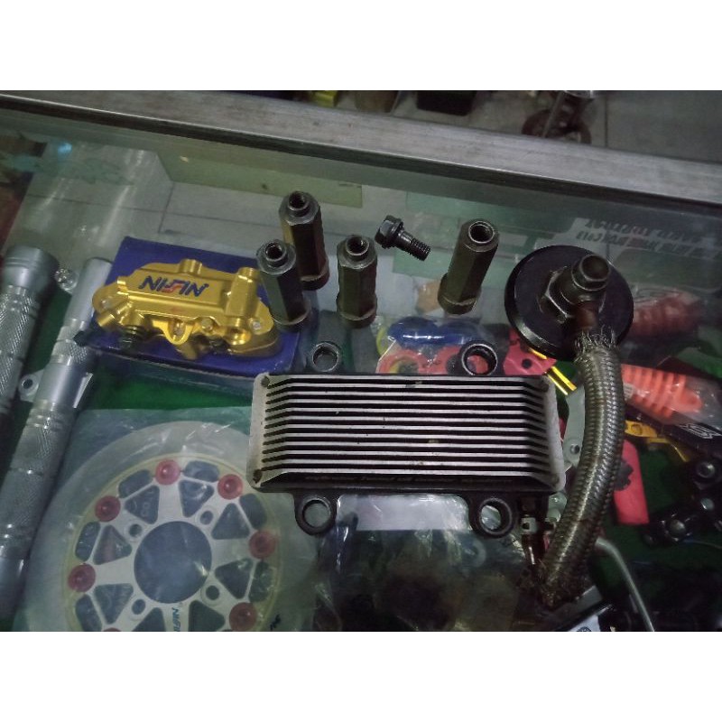 oil cooler koso pendingin oli Mio,miosoul,nuovo,Fino karbu