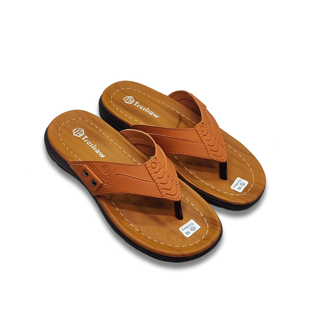 Sandal Kulit Pria Jepit Treshaw Original