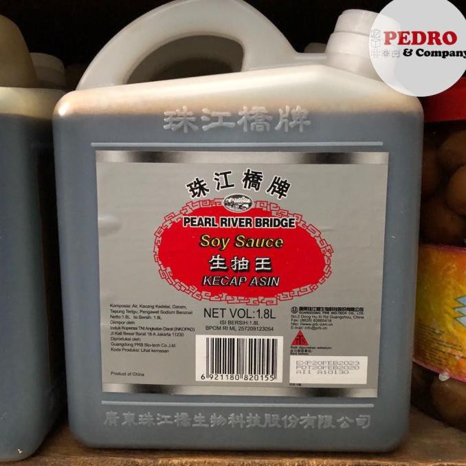 

Sale Pearl River Bridge Soy Sauce 1.8L Kecap Asin Jerigen Kecil
