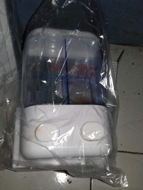 Dispenser Sabun 2 Tabung Manual Hand Wash Soap