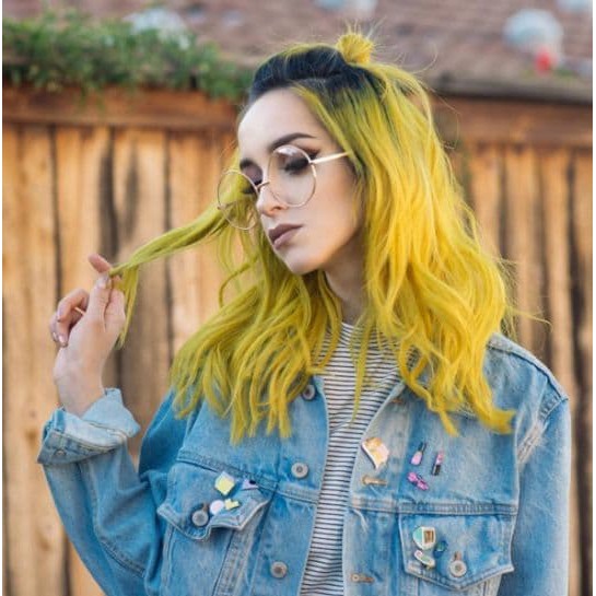 COLOR ME LEMON YELLOW hair color cream