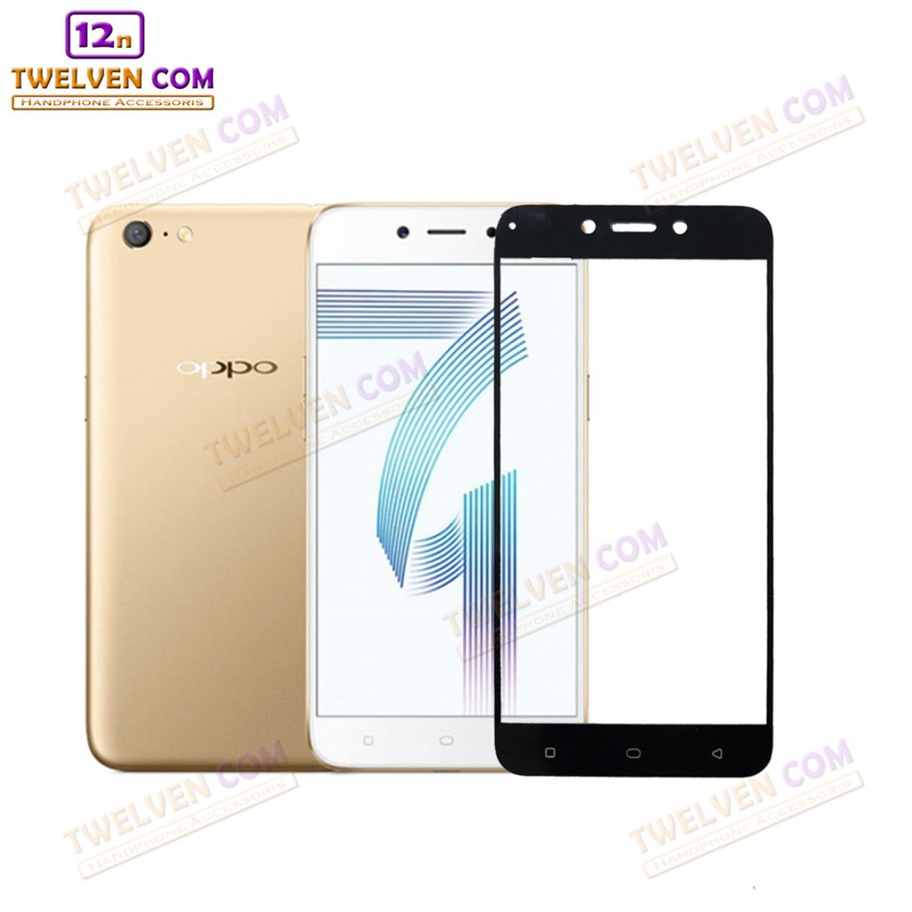 zenBlade 3D Full Cover Tempered Glass Oppo A71 - Black