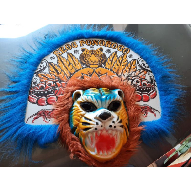 topeng reong mainan anak topeng singa