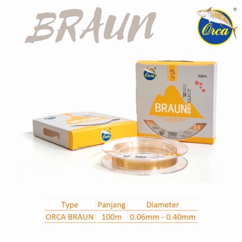 Senar ORCA BRAUN 100M