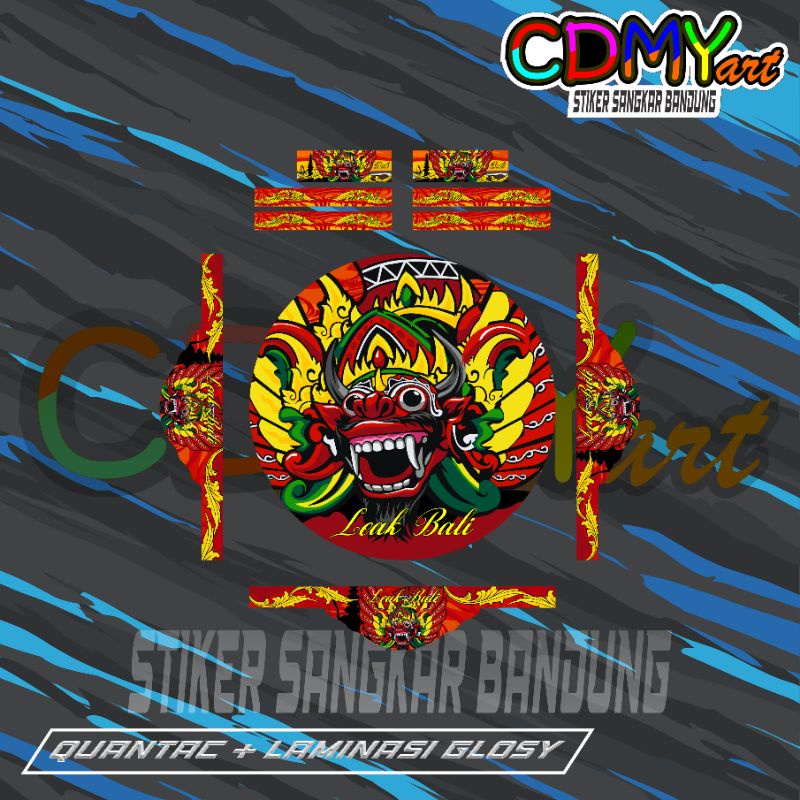 STIKER DECAL SANGKAR MURAI BATU