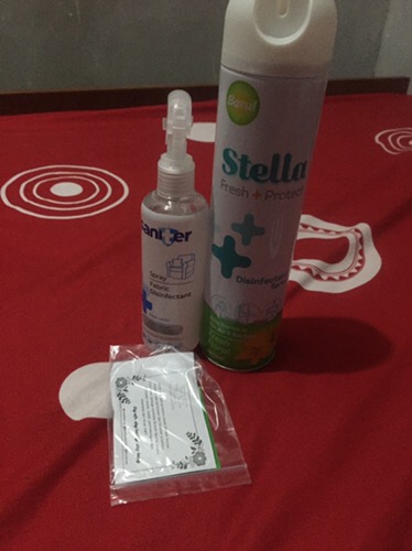 Saniter Spray Fabric Disinfektan 200 Ml + 30 Ml