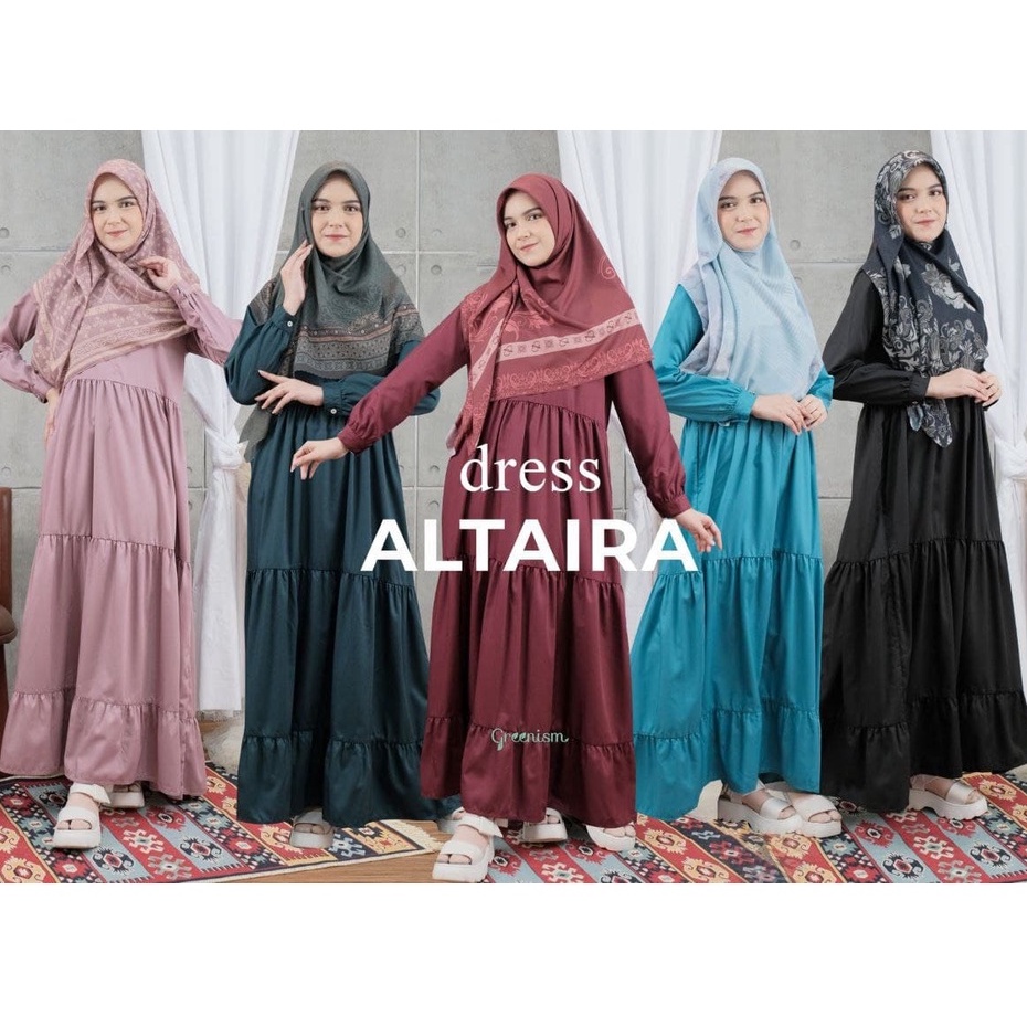 Greenism Gamis Altaira Quality Premium Syari'i Dress