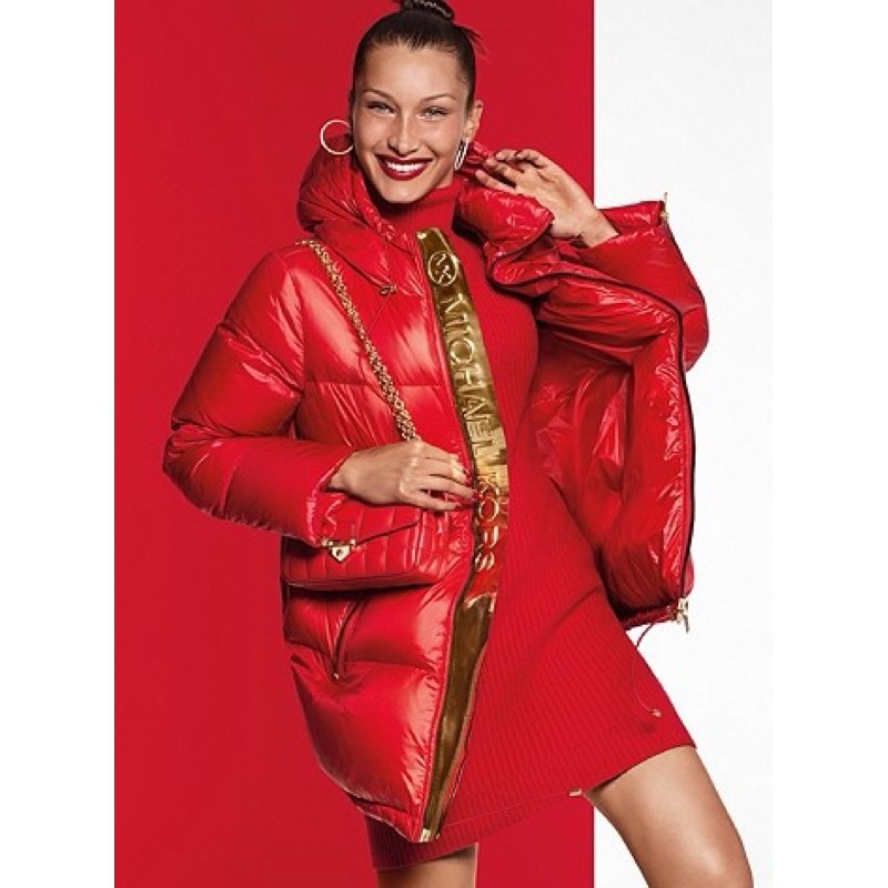 MICHAEL KORS MK SoHo Small Quilted Leather Shoulder Bag Bright Red