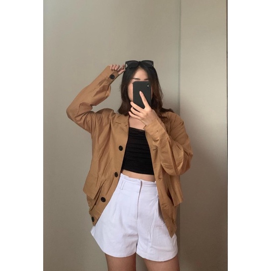 Semi jaket wanita bomber trend