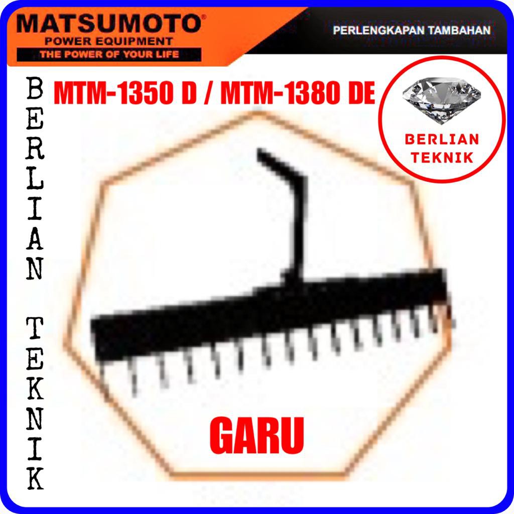 Garu Traktor Tiller MTM 1100 / MTM 1350 DX / MTM 1390 DEX