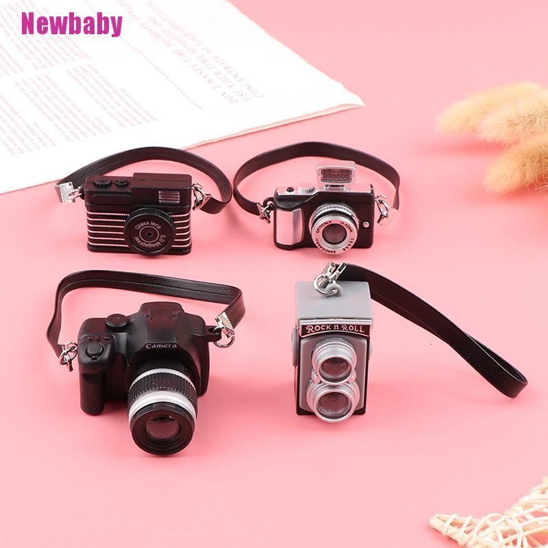 (Newbaby) 1pc Miniatur Kamera SLR Digital Untuk Dekorasi Rumah Boneka