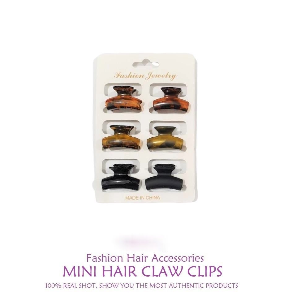 Jedai Doff Mini Set 3cm isi 6pcs Jepit Rambut Poni Jepitan Cepitan Jeday Rambut Anak Perempuan Maupun Dewasa Baby Mini Korea Lucu Hair Claw Clips