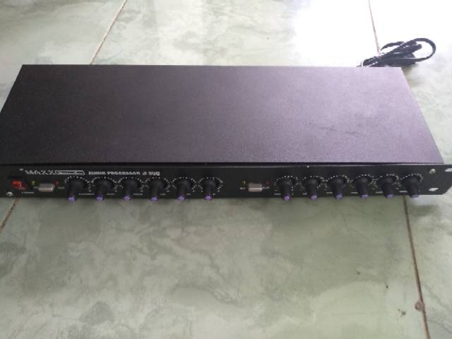 Audio prosessor plus sub wofer jadian