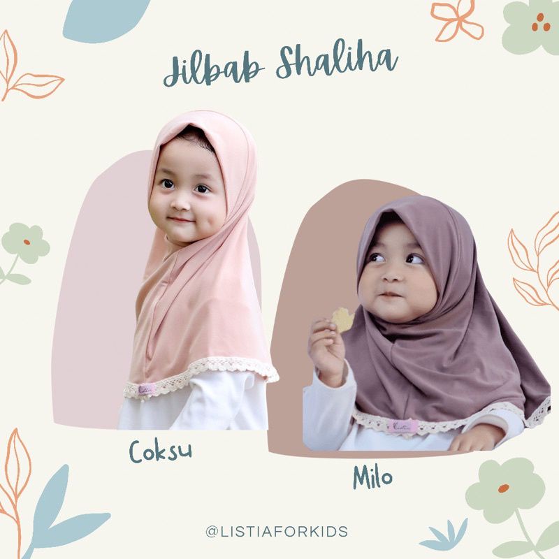 jilbab SALIHA | jilbab anak perempuan 1 2 3 4 5 Th