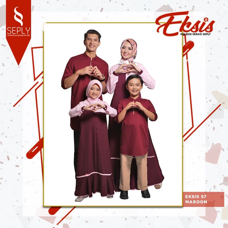 Sarimbit Murah Eksis 57 Maroon dari Seply