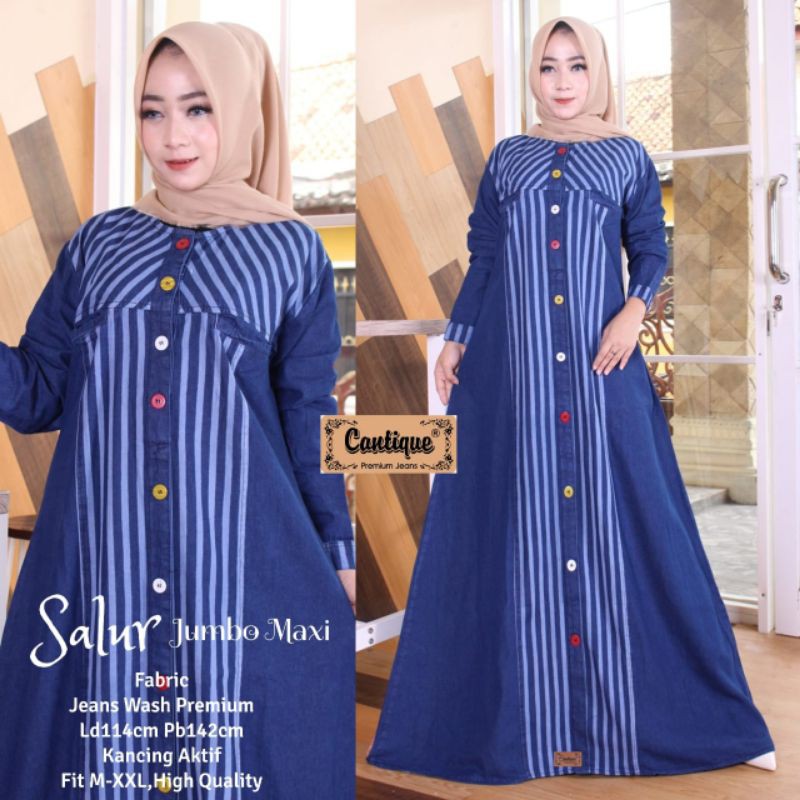 GAMIS JEANS CANTIQUE SALUR JUMBO MAXY