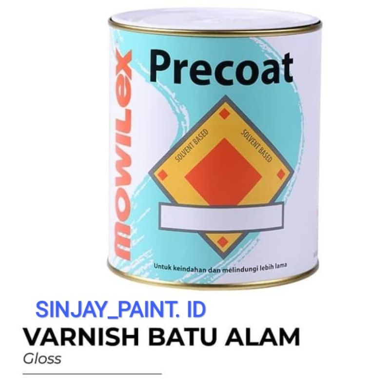 Jual Mowilex Varnish Batu Alam gloss wet look 2,5 Liter/ Batu Alam