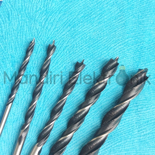 Mata Bor Kayu Set Wood Drill Set 5pcs 4mm 5mm 6mm 8mm 10mm