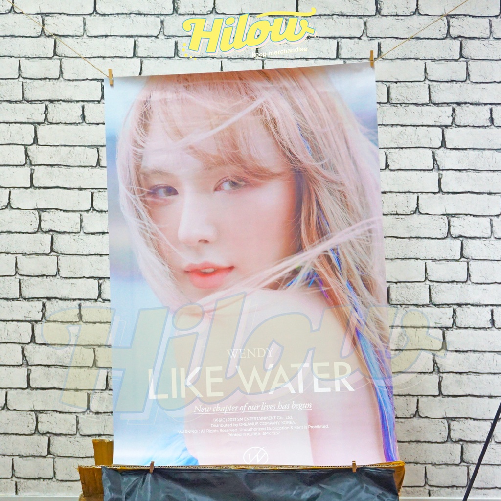RED VELVET 'WENDY' LIKE WATER POSTER [OFFICIAL]