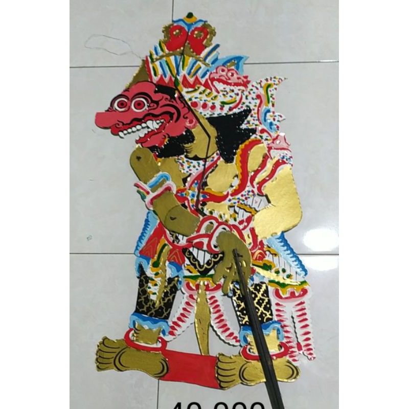 wayang kulit dari kertas Buto Raton , tinggi -+80cm
