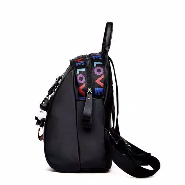 TAS BACKPACK HITAM WANITA