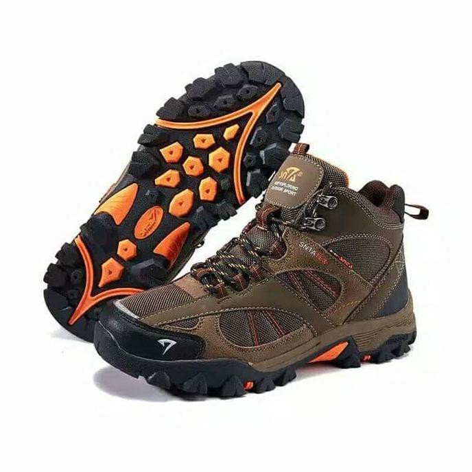 Snta 481 Brown Orange / Sepatu Gunung Snta 48 / Sepatu Trekking Snta