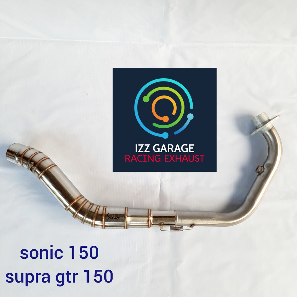Leher Knalpot Stainless Sonic 150 dan Supra GTR 150