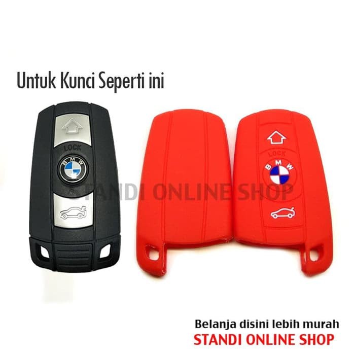 Kondom Remote Silikon Cover Smart key BMW seri 1 3 5 X5 E90 E91 E60