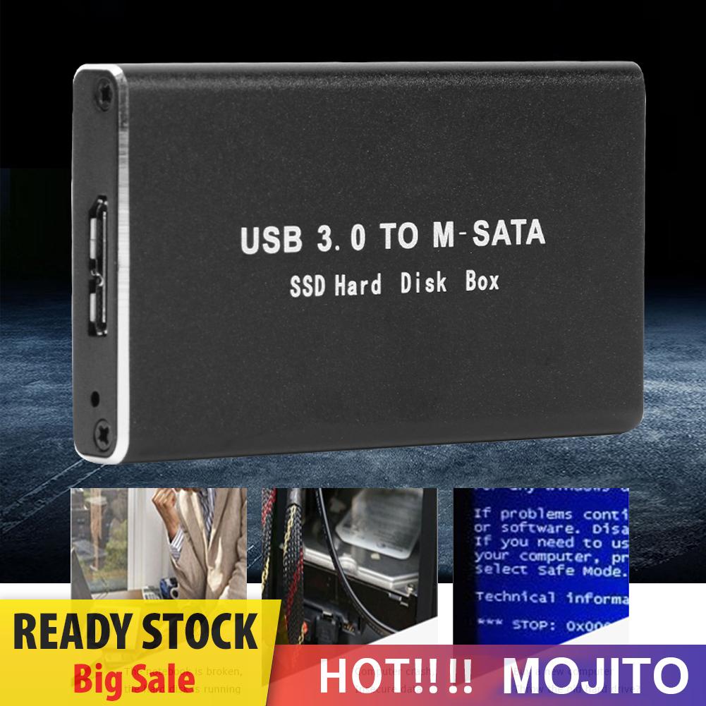 Casing Hardisk Eksternal Mini Ssd Usb 3.0 Ke Msata