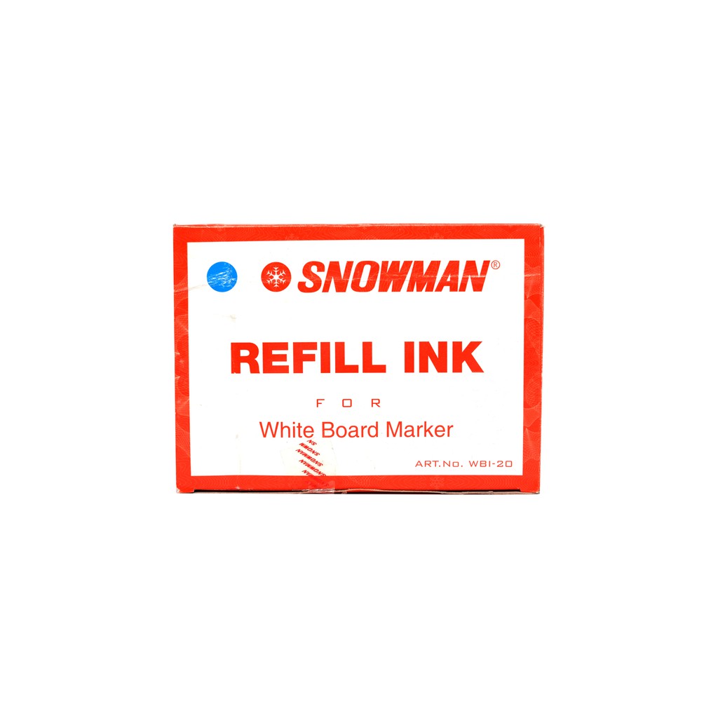 

Snowman Whiteboard Marker Ink WBI-20 (12 Pcs)