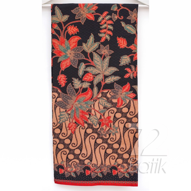 KAIN BATIK PREMIUM Bahan Dobby Dobi Dobbi Dolbi Motif Parang Warna Orange Hitam Hijau 726883 Cap 72 Jarik Jarit Samping Kebat Panjang Batik Dobby Modern Premium Bahan Seragam Batik Pernikahan Kantor Keluarga Murah Kamen Jadi Batik Bali Lembaran