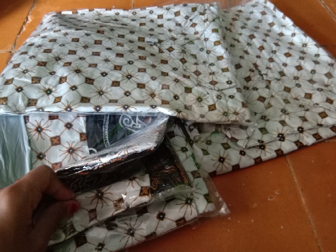 (couple Keluarga) Batik Couple Keluarga Ayah Ibu & Anak Motif Wayang