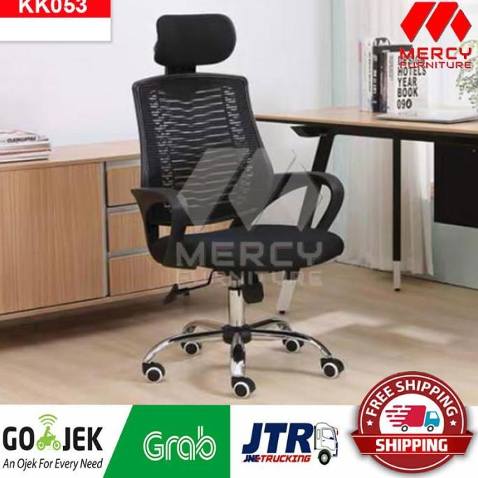 ada KK053 Kursi Staf Kursi Kantor Hidrolik Kursi Kerja Roda ready