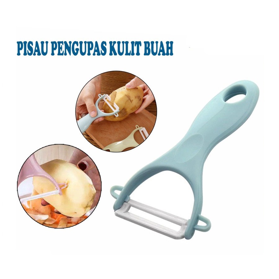 Pisau Kupas Kulit Buah Besar Mata Pisau Stainless / Peeler / Pisau Kupas Kulit Buah Tajam