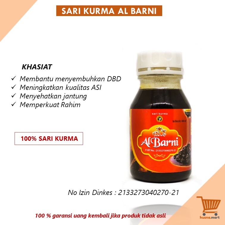 Sari Kurma Al Barni - AlBarni Original isi 400 ml