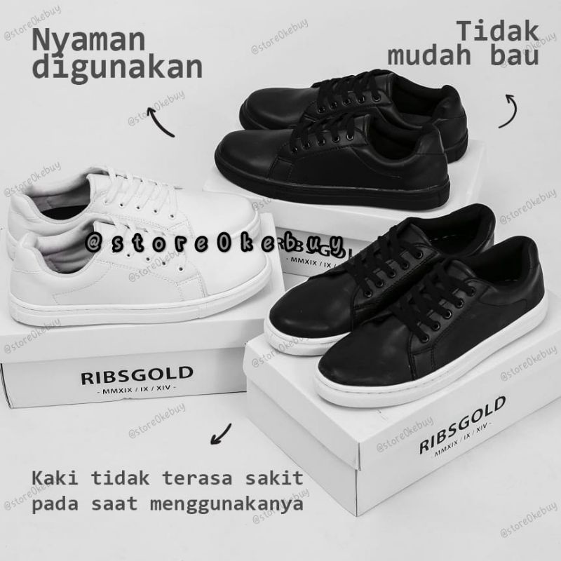 Sepatu Sneakers Sepatu Polos Sepatu Casual Sepatu Ribsgold Sepatu Sekolah Sepatu Kerja Sepatu Kasual