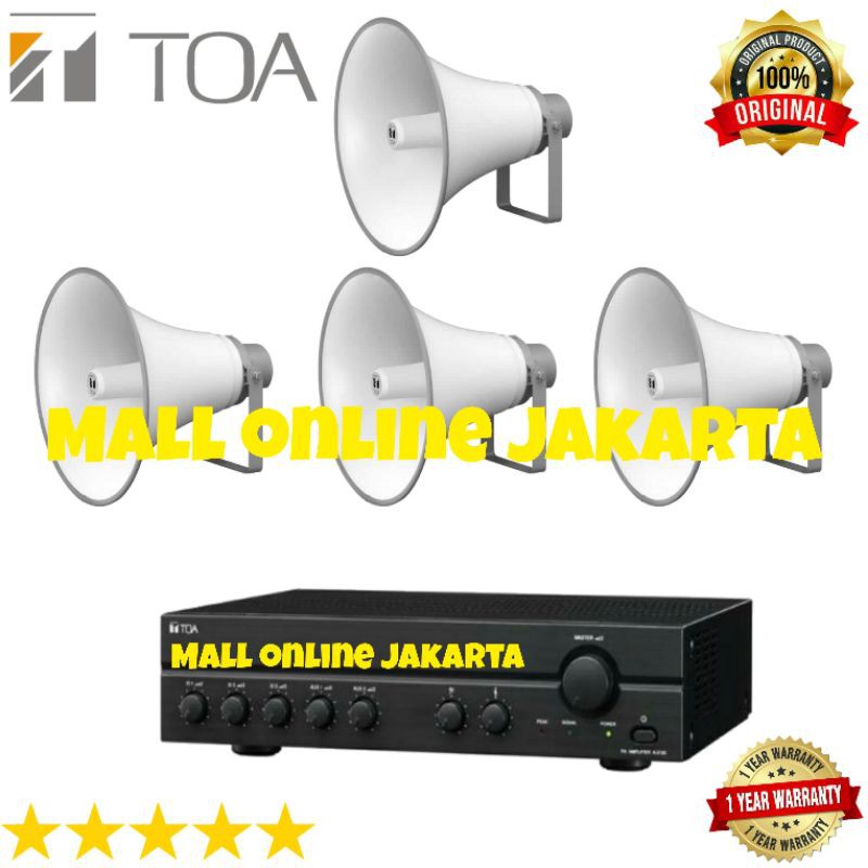 Paket Sound system masjid toa speaker corong outdoor mushola original