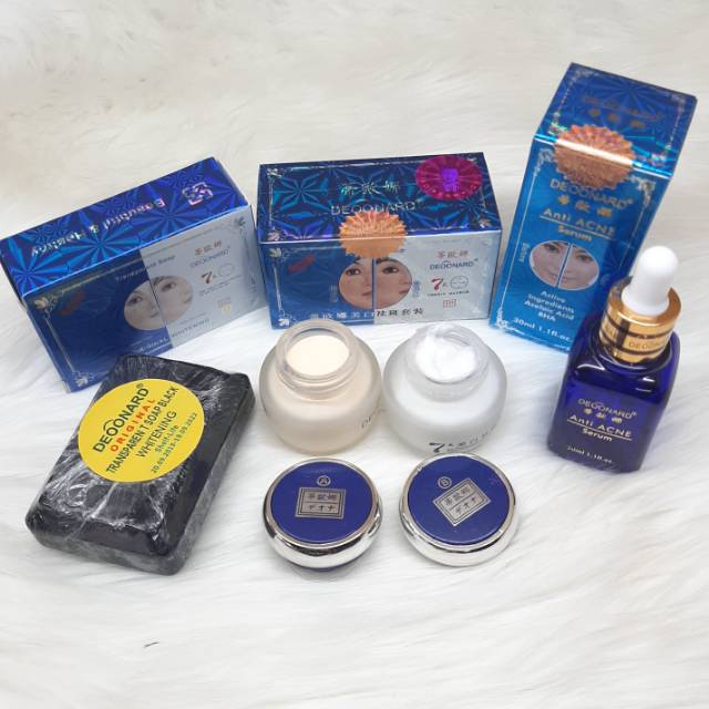 PAKET CREAM SET DEONARD BIRU 4IN1 ORIGINAL