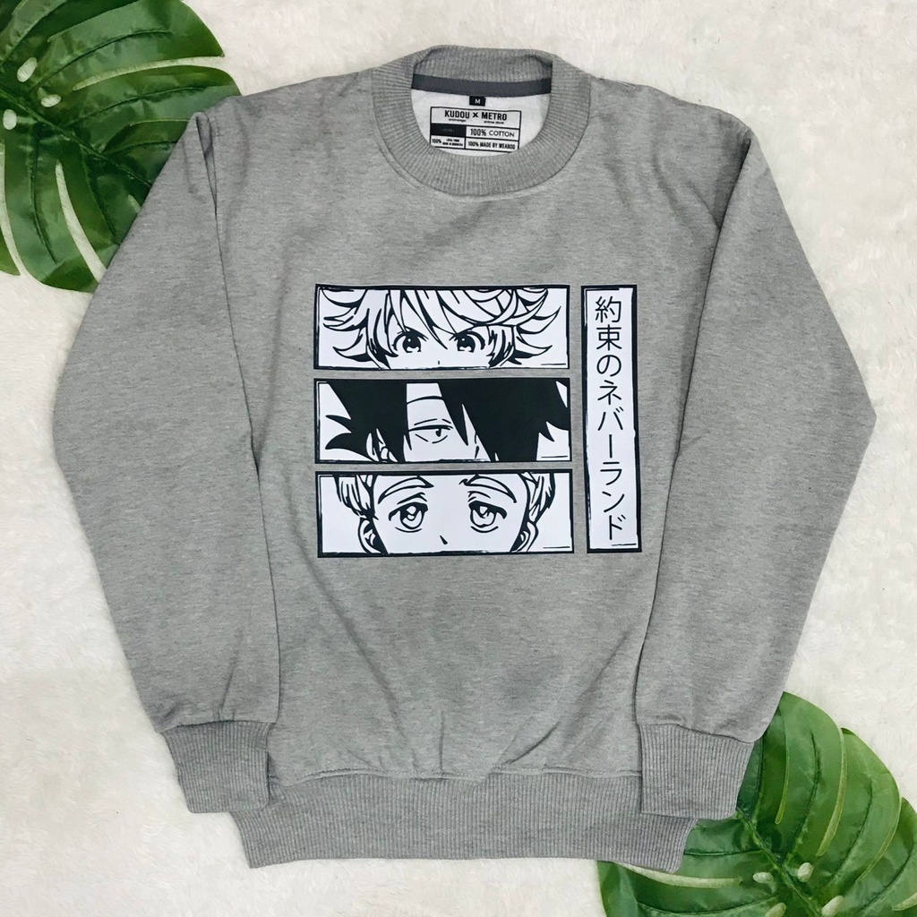 Crewneck The Promised Neverland Shirt, Emma Norman , Ray  Unisex Premium