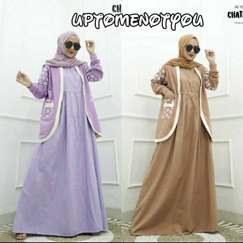 New set Inner Outer Abaya by Chatifa
